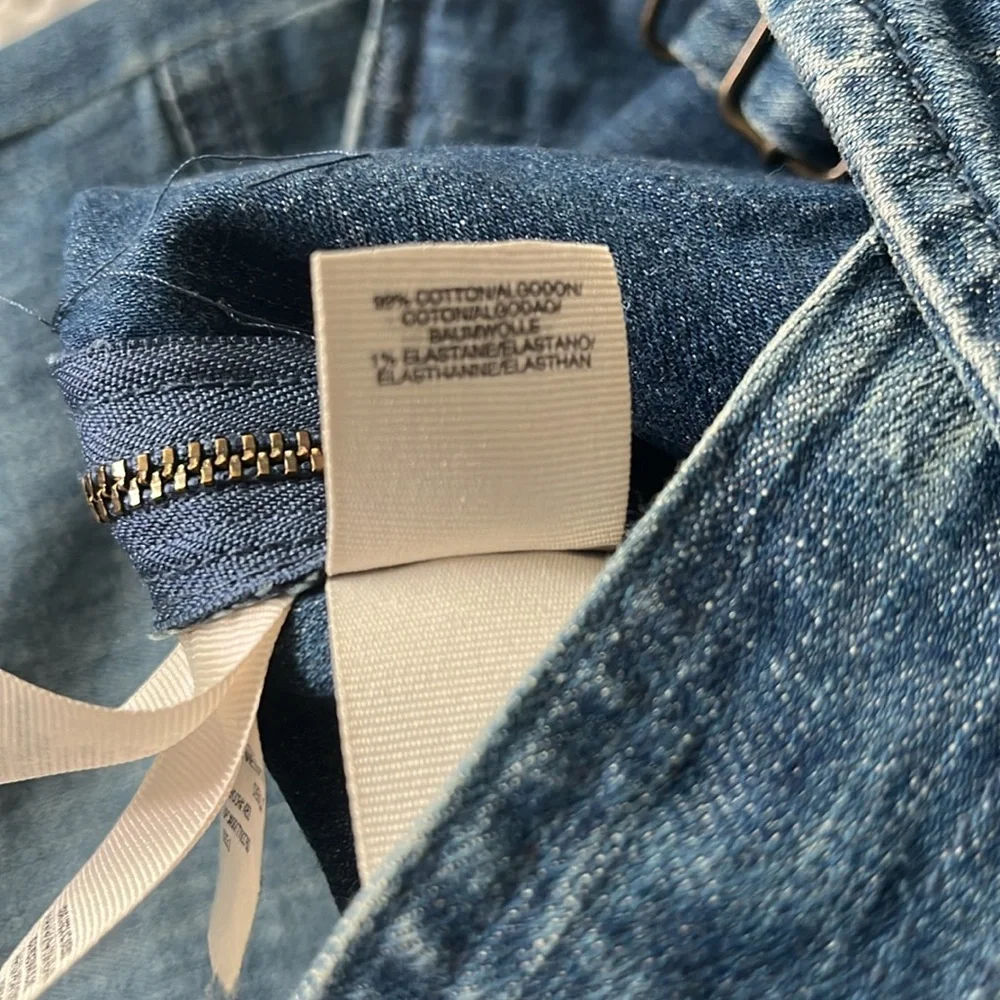 RACHEL Rachel Roy Blue Denim Wide-Leg Jumpsuit - Picture 14 of 15